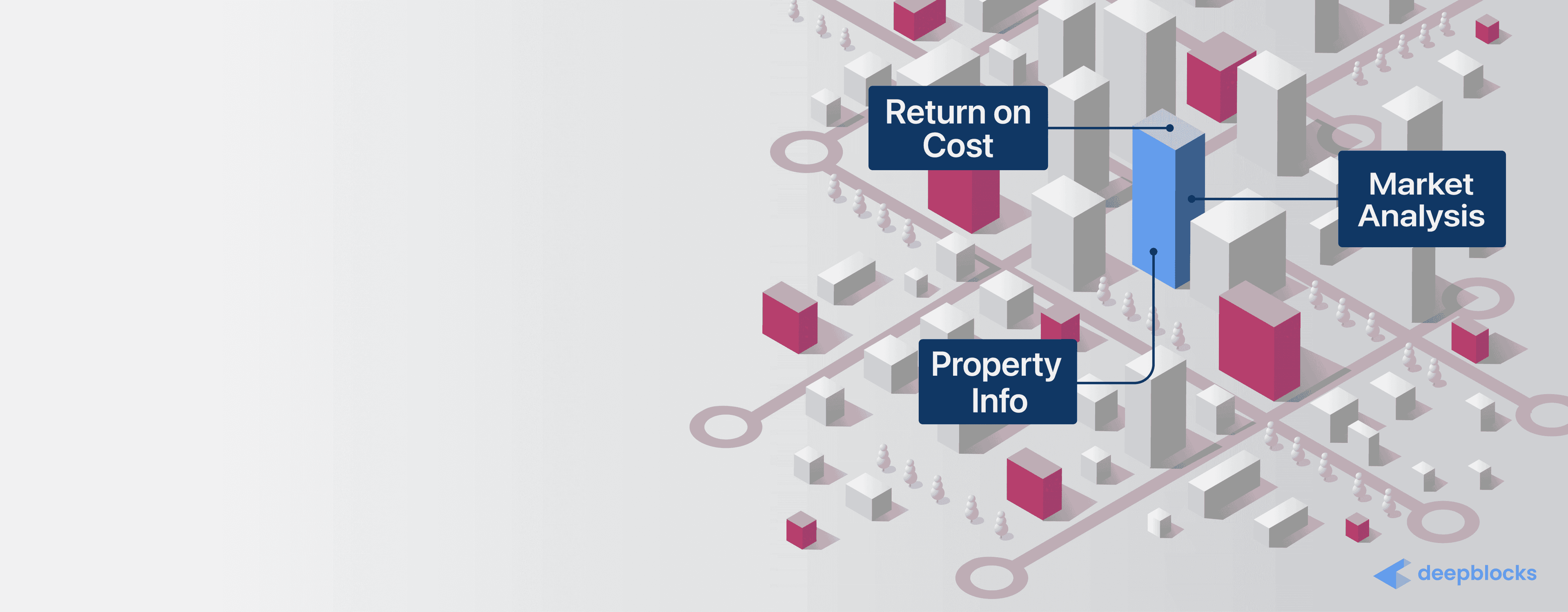 Reimagine real estate planning with Deepblocks.